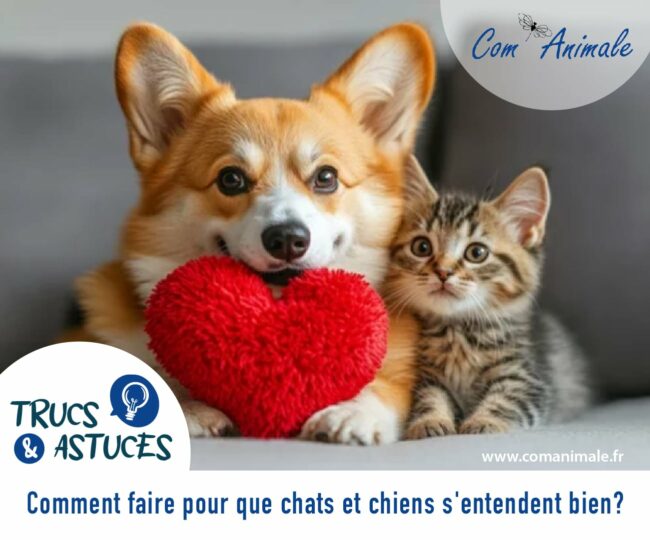 cohabitation chien chat 0