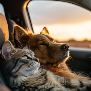 un chat et un chien